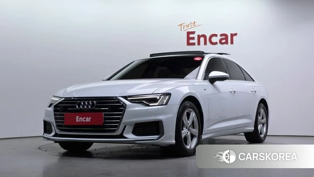 Audi A6 (C8) 2020 Белый из Кореи