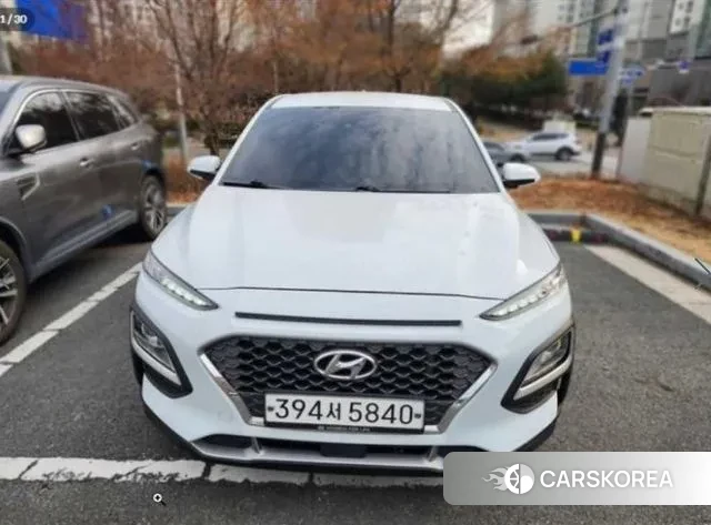 Hyundai Kona 2019 Белый из Кореи