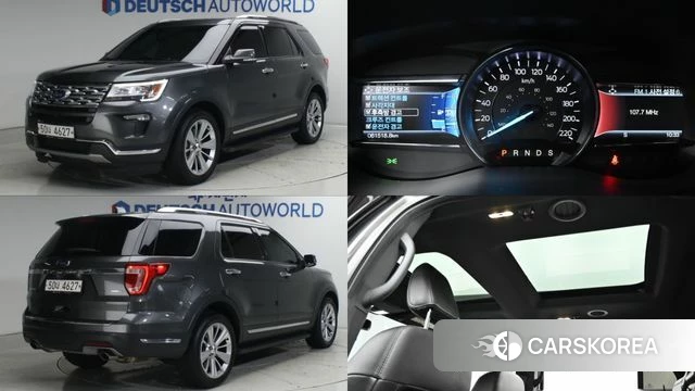 Ford Explorer 2018 Серый из Кореи