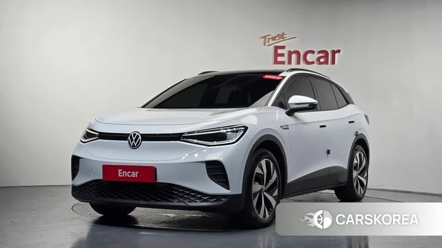Volkswagen ID.4 2022 Белый из Кореи