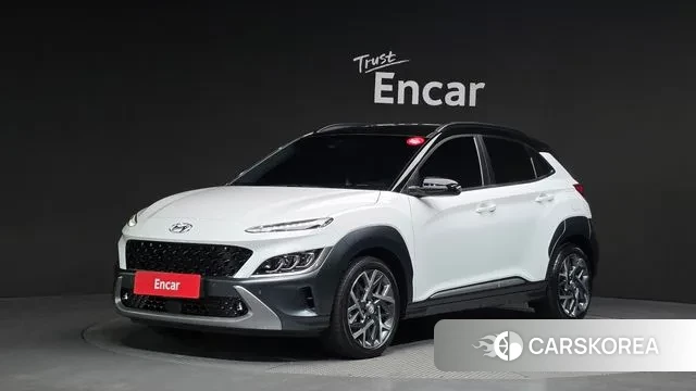 Hyundai The New Kona Hybrid 2022 Белый из Кореи