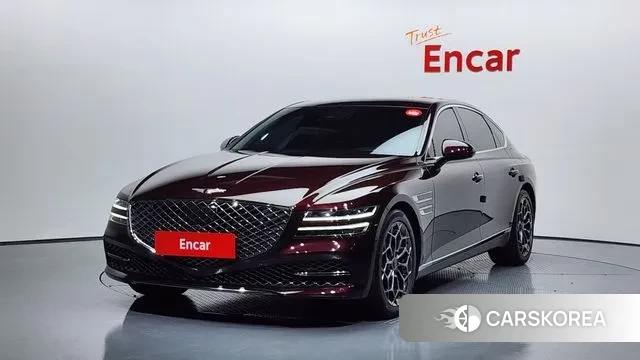 Genesis G80 (RG3) 2021 Красный из Кореи