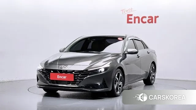 Hyundai Avante (CN7) 2021 Белый из Кореи