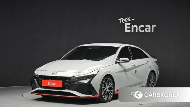 Hyundai Avante (CN7) 2021 Серебристо-серый из Кореи