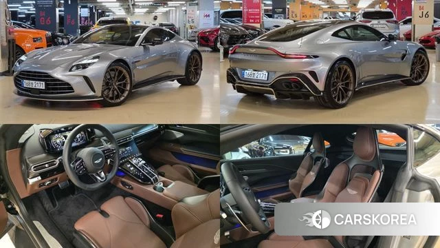 Aston Martin Vantage 2nd Generation 2025 Серебристо-серый из Кореи