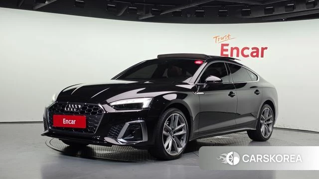 Audi A5 (F5) 2020 Черный из Кореи
