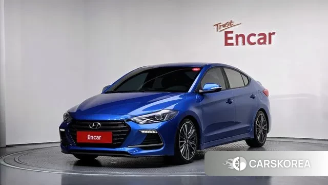 Hyundai Avante AD 2018 Синий из Кореи