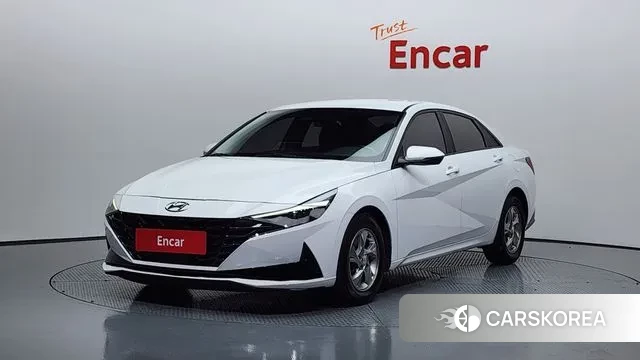 Hyundai Avante (CN7) 2022 Белый из Кореи