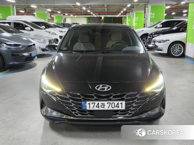 Hyundai Avante (CN7) 2020 Черный из Кореи