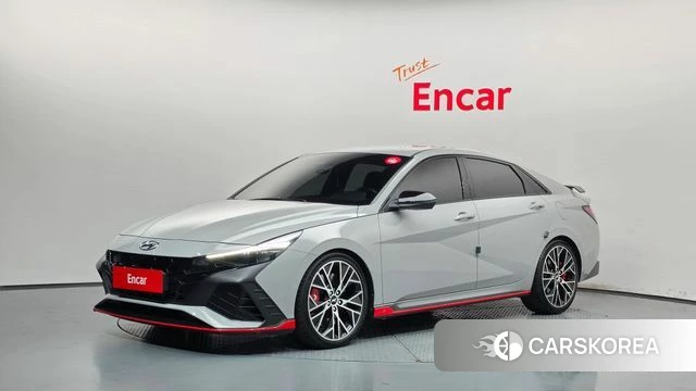 Hyundai Avante (CN7) 2022 Серебристо-серый из Кореи