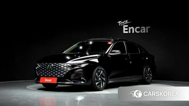 Hyundai The New Grandeur IG Hybrid 2021 Черный из Кореи
