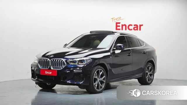 BMW X6 (G06) 2021 Черный из Кореи