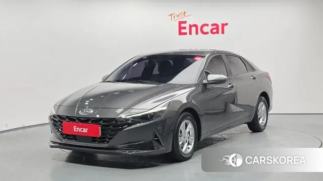 Hyundai Avante (CN7) 2021 Светло-зеленый из Кореи