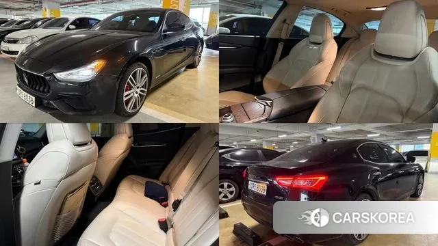 Maserati Ghibli 2018 Черный из Кореи