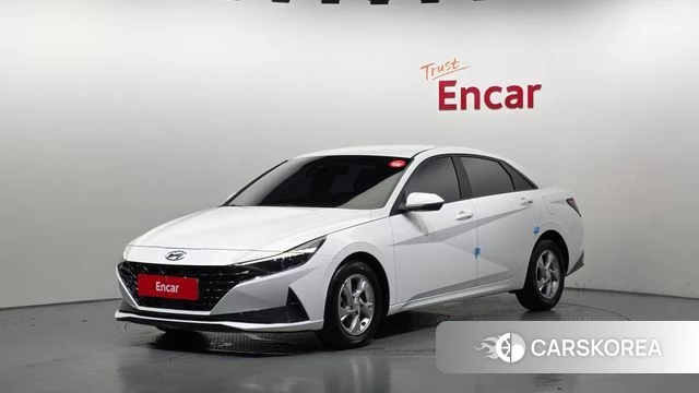 Hyundai Avante (CN7) 2020 Белый из Кореи