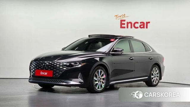 Hyundai The New Grandeur IG Hybrid 2020 Черный из Кореи