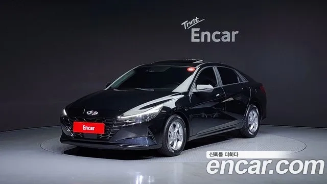 Hyundai Avante (CN7) 2020 Черный из Кореи