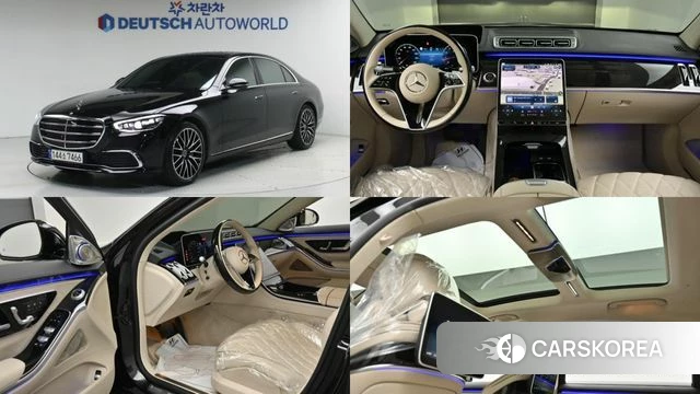 Mercedes-Benz S-Class W223 2022 Черный из Кореи