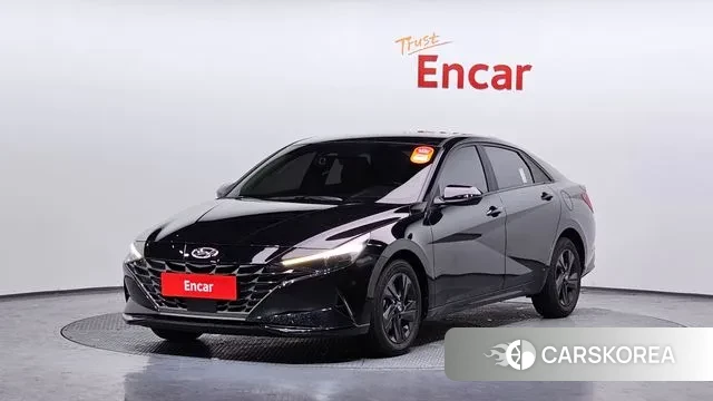 Hyundai Avante (CN7) 2022 Черный из Кореи