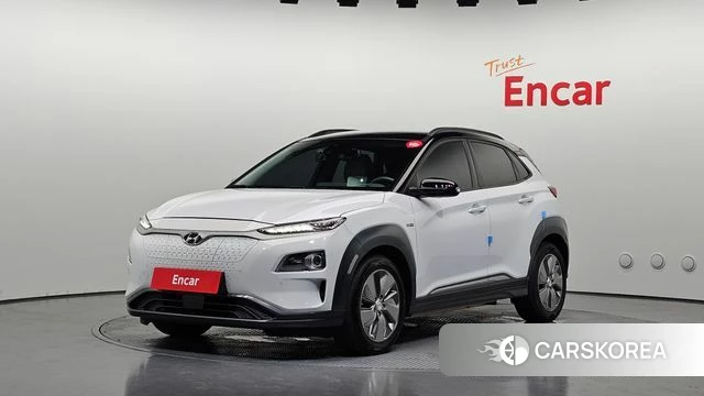 Hyundai Kona Electric 2019 Белый из Кореи