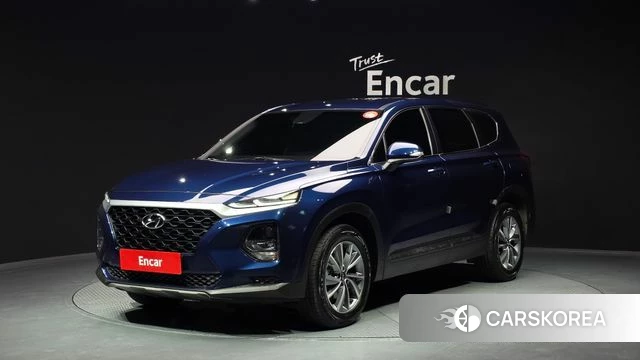 Hyundai Santa Fe TM 2018 Синий из Кореи