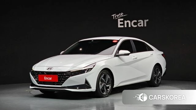 Hyundai Avante (CN7) 2020 Белый из Кореи