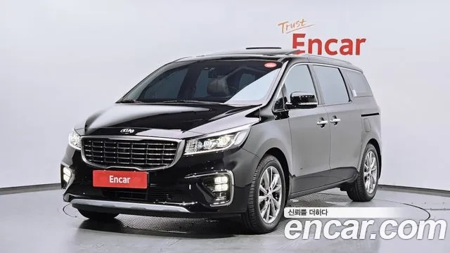 Kia The New Carnival 2019 Черный из Кореи