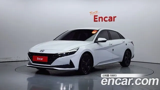 Hyundai Avante (CN7) 2020 Белый из Кореи