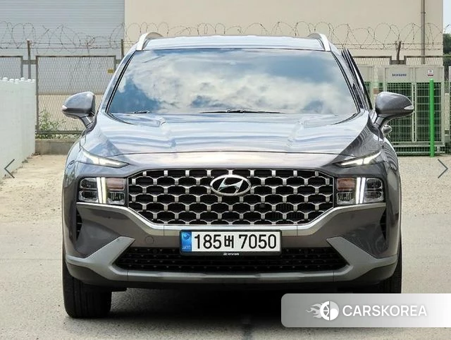 Hyundai The New Santa Fe 2023 Серый из Кореи