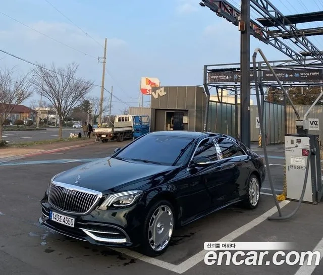 Mercedes-Benz S-Class W222 2018 Темно-зеленый из Кореи