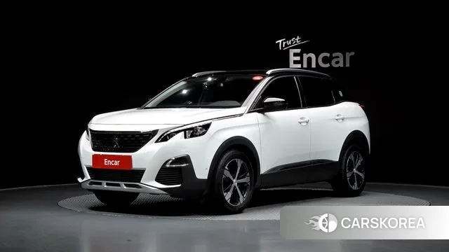 Peugeot 3008 second generation 2021 Белый из Кореи