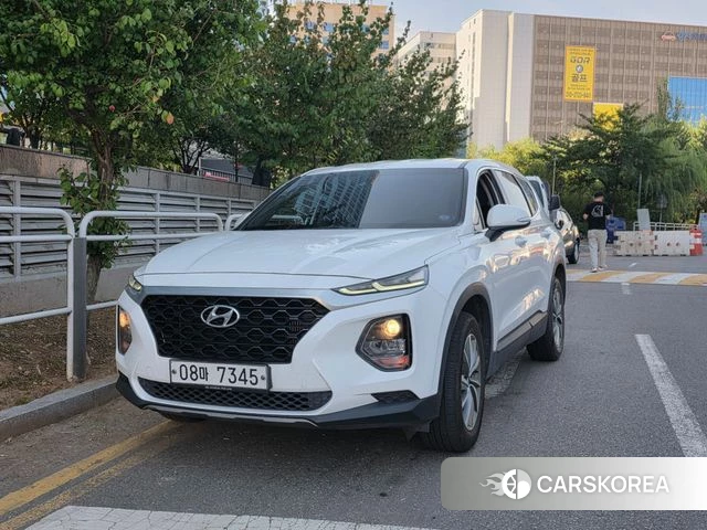 Hyundai Santa Fe TM 2019 Белый из Кореи
