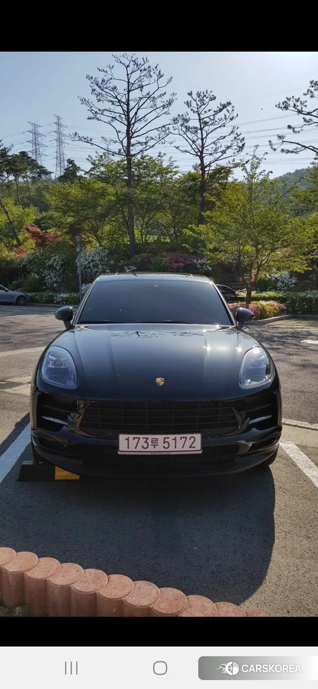 Porsche Macan 2019 Черный из Кореи