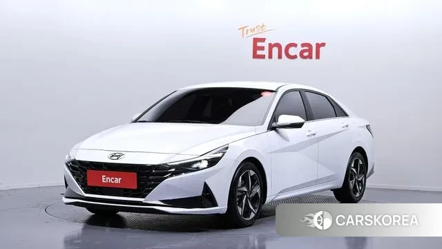 Hyundai Avante (CN7) 2020 Белый из Кореи