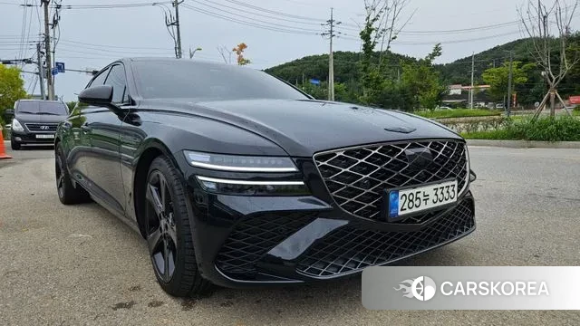 Genesis G80 (RG3) 2020 Черный из Кореи