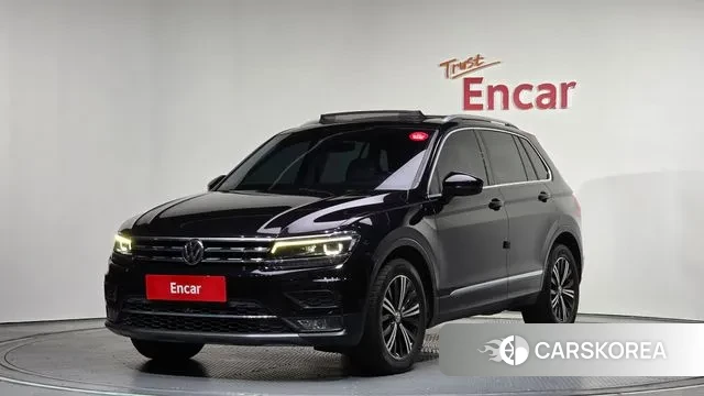 Volkswagen Tiguan second Generation 2020 Черный из Кореи