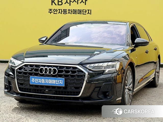 Audi A8 (D5) 2023 Черный из Кореи