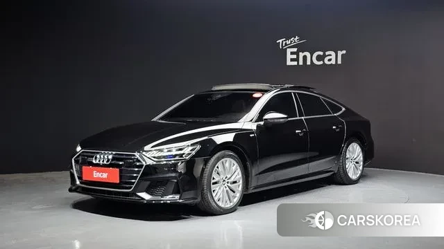 Audi A7 (4K) 2021 Черный из Кореи