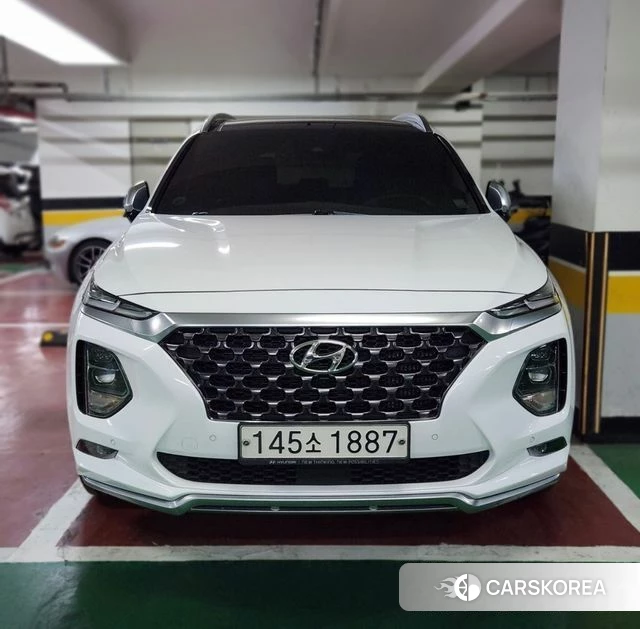 Hyundai Santa Fe TM 2019 Белый из Кореи