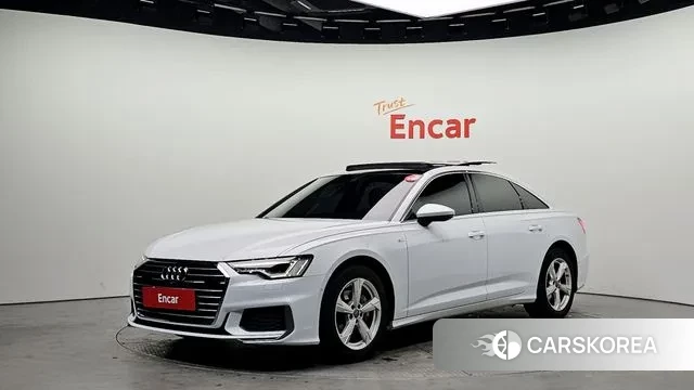 Audi A6 (C8) 2021 Белый из Кореи