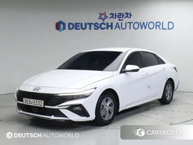 Hyundai The New Avante (CN7) 2023 Белый из Кореи