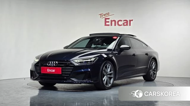Audi A7 (4K) 2022 Синий из Кореи