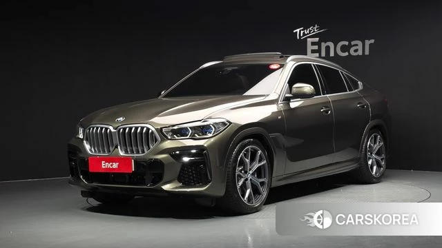 BMW X6 (G06) 2022 Песочный из Кореи