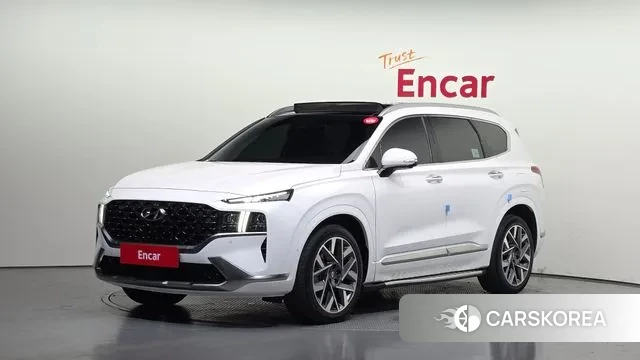 Hyundai The New Santa Fe 2022 Белый из Кореи
