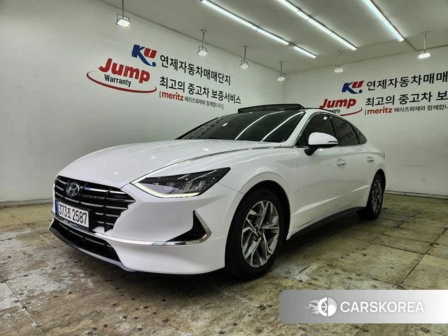 Hyundai Sonata (DN8) 2019 Белый из Кореи
