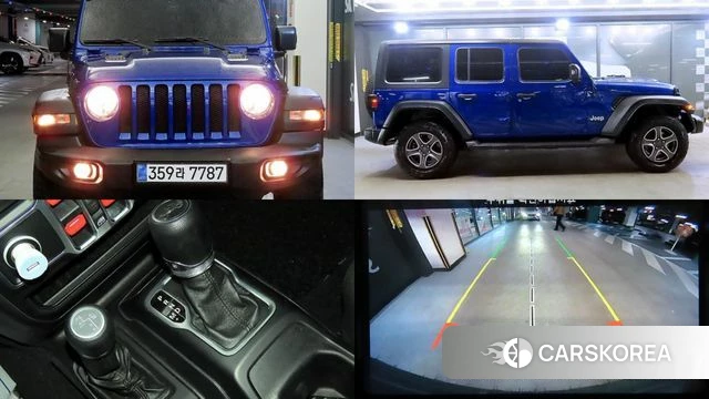 Jeep Wrangler (JL) 2018 Синий из Кореи