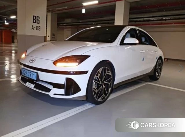 Hyundai Ionic 6 2022 Белый из Кореи