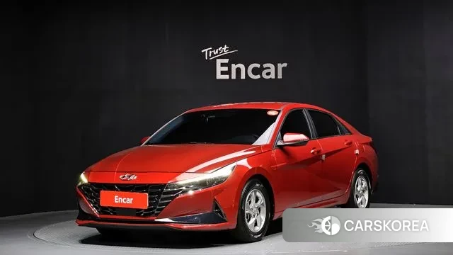 Hyundai Avante (CN7) 2020 Красный из Кореи