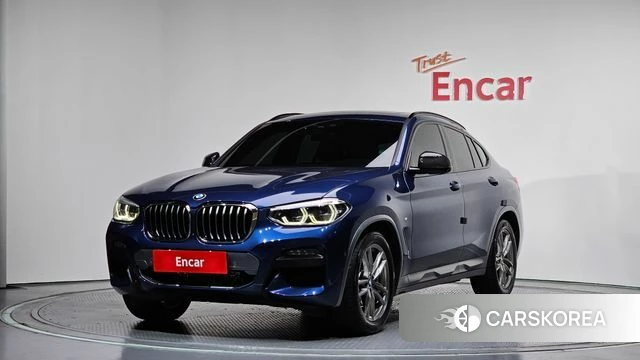 BMW X4 (G02) 2021 Синий из Кореи