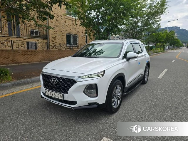 Hyundai Santa Fe TM 2020 Белый из Кореи